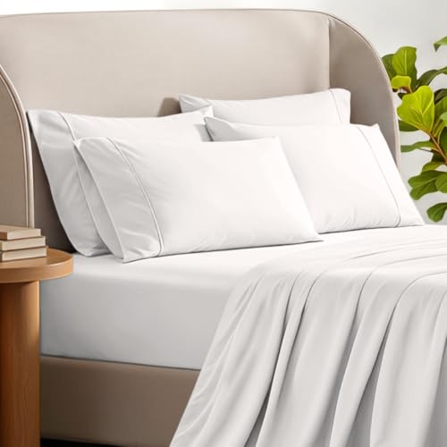 Image of Bare Home Pillowcases Open End (Standard 4 Pack, Antique White)