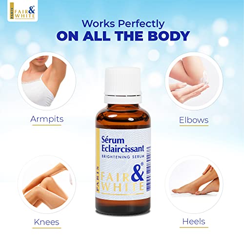 Fair And White Original Dark Spot Serum - 1 Fl Oz / 30Ml - Formulated To Fade Dark Spots On Face, Body, Hands, Elbows, Knuckles #TOP5