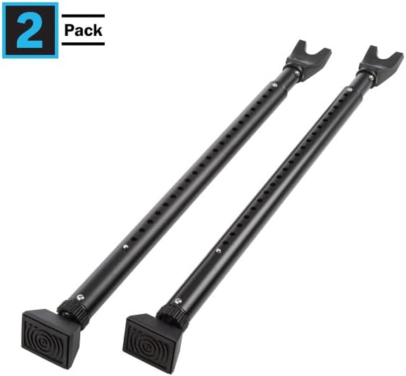 Miniatura 2 de Stalwart 75-PT2013 - Tapones de puerta ajustables, barra de seguridad, color negro