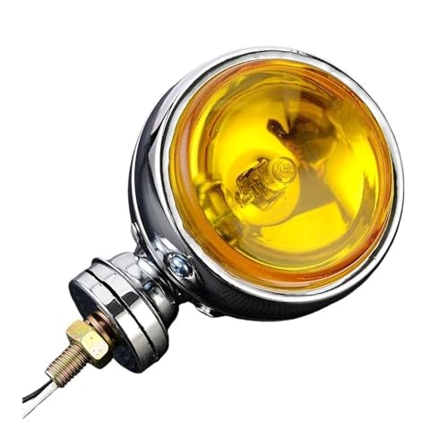 Phare antibrouillard moto avec clignotant indicateurs pour chopper et custom