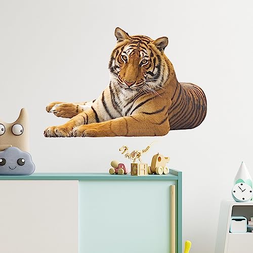 Vinilo adhesivo Safari Jungla Tigre para pared miniatura 3