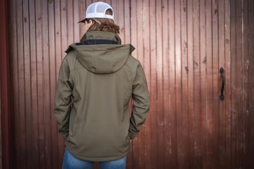 StS Ranchwear Western Jacket Boys Hood Removes Zip Olive STS91372