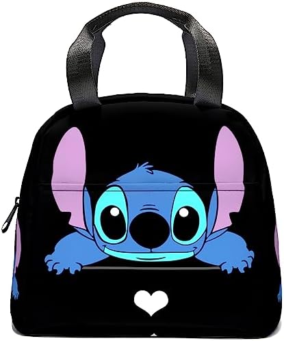 Anime Lunch Bag Insulation Portable Lunch Box Container for Men Women Office Picnic Travel