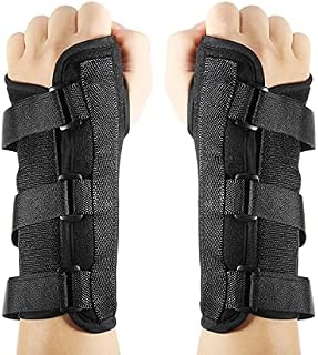 Hotcakes Carpal Tunnel Wrist Support Brace (Pair) - Wrist Splint Arm Stabilizer for Carpal Tunnel, Sprains and Joint Pain - Hand and Wrist Braces Includes Right and Left Wrist Supports - (One Size)
