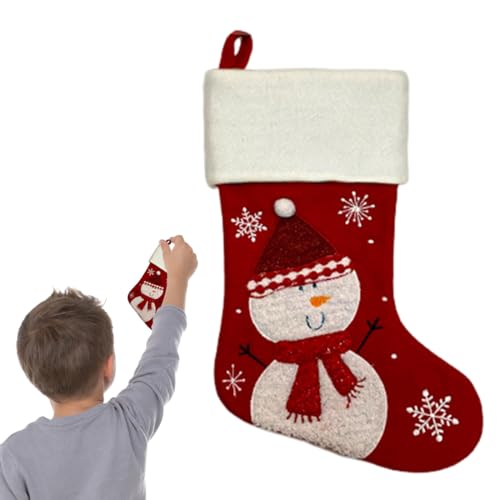 HABNI 1 Stück Nikolausstrumpf Weihnachtsstrumpf,41×25cm...