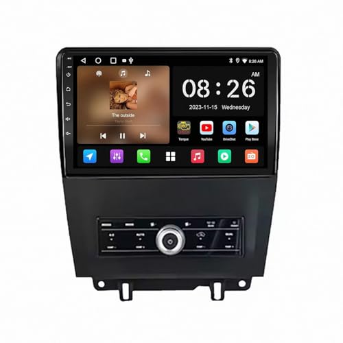 Navegación GPS y música por Bluetooth para viajes en Ford Mustang 2010-2014