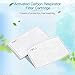 100 Pcs Activated Carbon PM2.5 Mask Filter Paper 5 Layers Replacement PM 2.5 Face Filter Insert