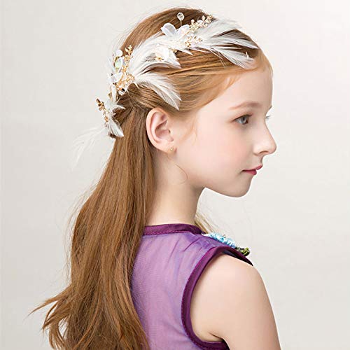 Haimay 200 Pieces White Feathers For Craft Wedding Home Party Decorations, 6-8 Inches Goose Feathers White Craft Feathers #TOP4