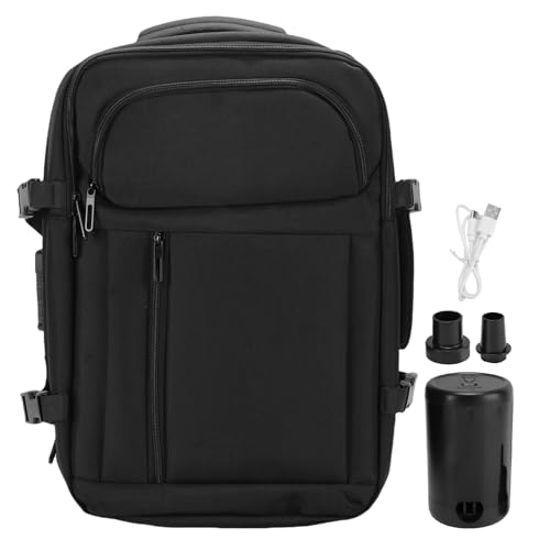 AUNMAS Mochila de Vacío Expandible, Bolsa Hermética de Compresión con Cerradura de Combinación para Ropa Portátil, Correa de Equipaje, Teléfono y Almacenamiento de Paraguas