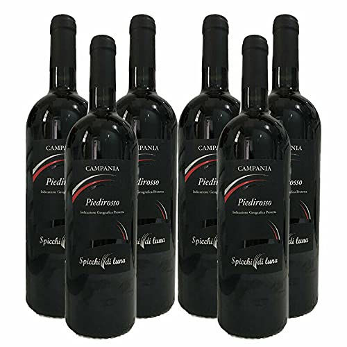 Piedirosso Campi Flegrei Dop | 6 Bottiglie | Vino Rosso | Cantine Carannante