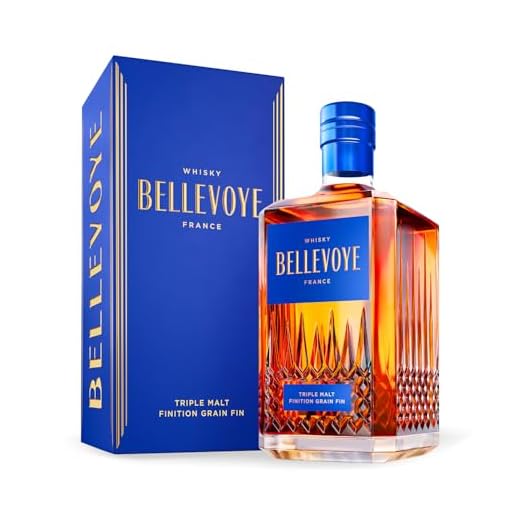 BELLEVOYE Bleu - Whisky Triple Malt - Médaille d’or Concours Mondial Whisky Masters 2022 - 40 % Alcool - 100 % France - 70 cl