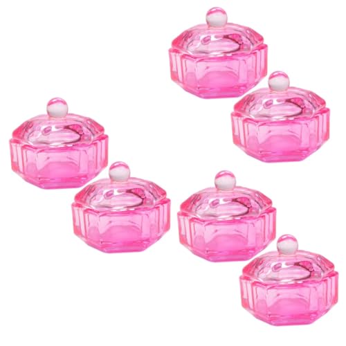 Juego 6 Piezas Accesorios Acrílicos para Manicura miniatura 1
