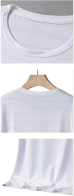 Nylon Quick-Drying T-Shirt Sports Short-Sleeved Casual Bottoming Shirt Ice