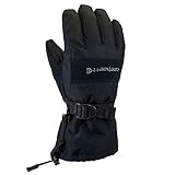 Carhartt boys Junior Wp Cold Weather Gloves, Black, Medium US