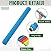 Hiboom 12 Relay Race Batons Bulk, Multicolored Foam Track and Field Batons for Running Competition Running Race Games Physical Education Outdoor Activities (6 Colors)