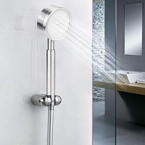 alcachofa de la ducha Cabezal de ducha de mano de acero inoxidable, rociador de ducha con ahorro de agua a presión, accesorios de baño