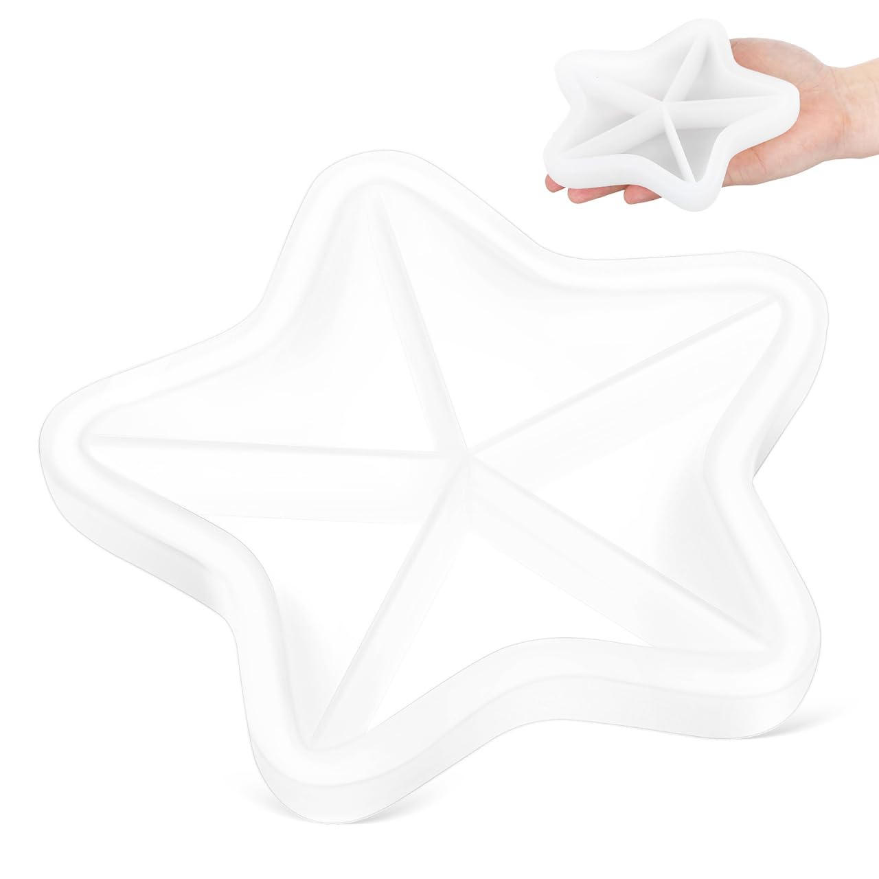 Moule en silicone étoile de mer pour décorer votre coiffeuse avec un plateau en résine
