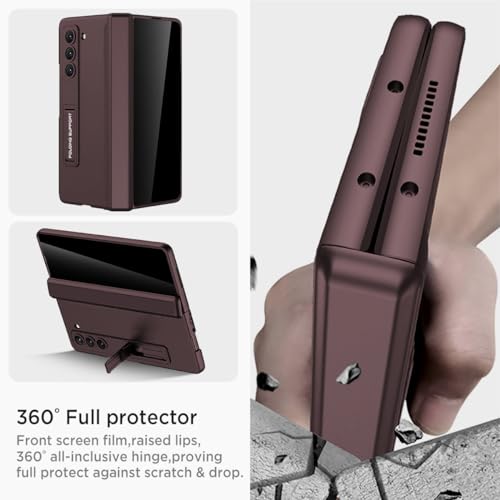 Coque Samsung Galaxy Z Fold 5 haut de gamme avec support discret