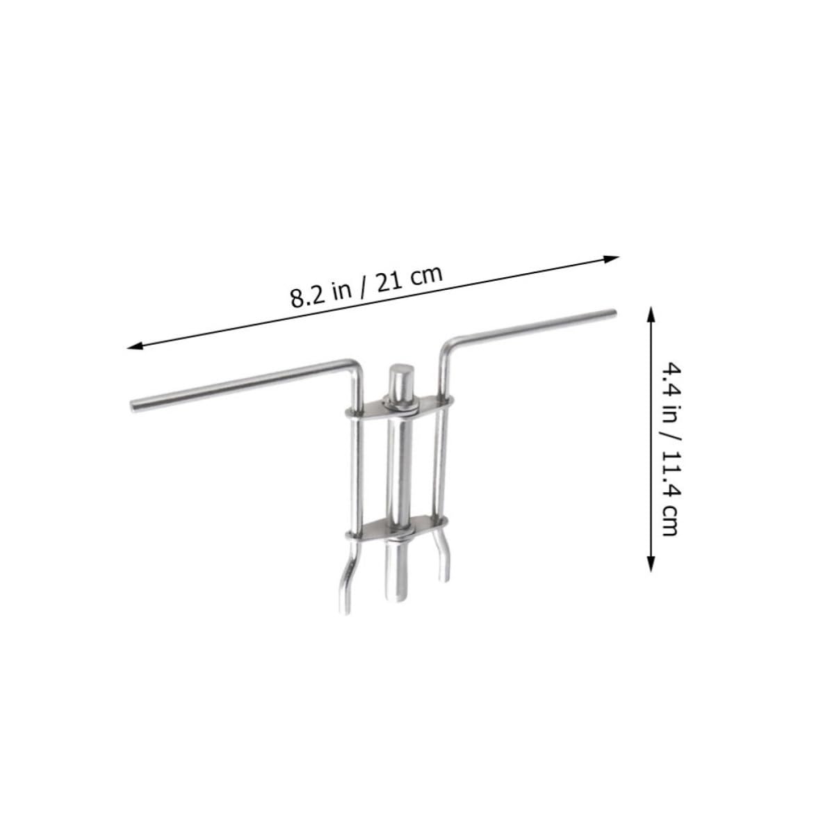 Luxshiny Kit D'outils en Acier Inoxydable 3 Pièces pour Installation Rapide de Joints en U sur Tiges de Piston de Vérin Hydraulique Argenté