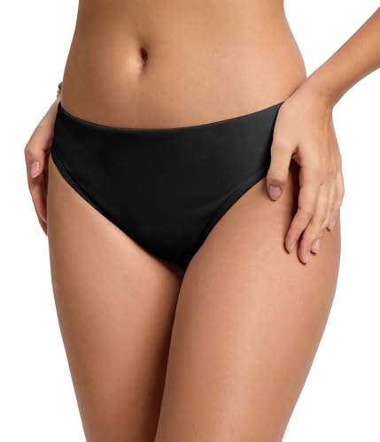 Beautikini Period Swimwear Bikini Menstrual Swim Bottoms Leakproof Low Waisted Period Bathing Suit Bottoms for Teen Girls4