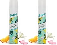 Batiste Original Dry Shampoo 350mL - Classic Fresh with Lemon & Lily Scent, Instantly Revitalise Oily Hair, Adds Volume & Texture, No Residue, Non-Drying Formula, Quick Refresh & All Hair Types