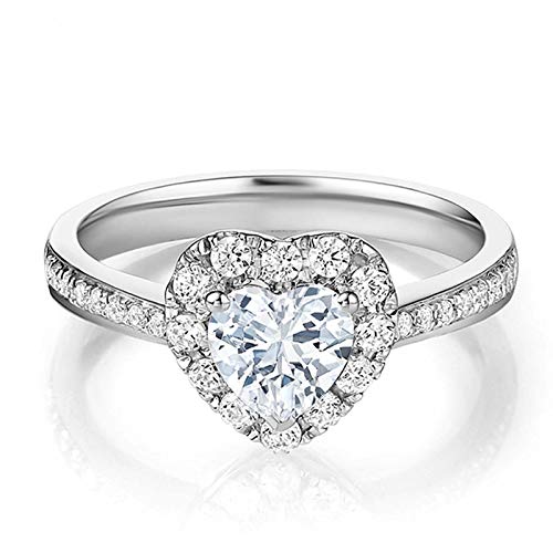 Clearance Rings,Exquisite Heart Out Ring Women Engagement Wedding Jewelry Accessories Gift By Zyooh #TOP2