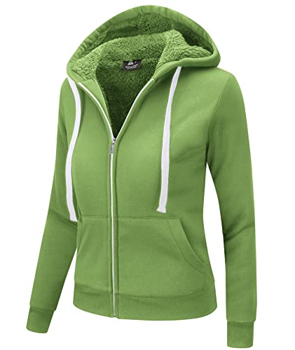 Image of SWISSWELL Hoodies for Women Winter Fleece Sweatshirt - Full Zip Up Thick Sherpa Lined Hooded Jacket