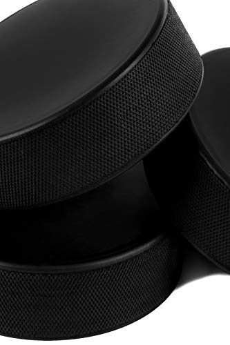Thorza Ice Hockey Pucks Bulk 60 Pc. Set – Official Regulation Hockey Training Puck Case #TOP5