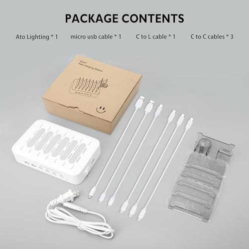 Station de charge USB C 100W d'excellence, hub d'alimentation épuré pour iPad