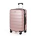 Produktbild TANTOMI Koffer Groß, Reisekoffer Hartschalenkoffer, Koffer & Trolley Handgepäck mit Passwortsperre, Hartschale Suitcase mit 4 Rollen(Rosa Gold)