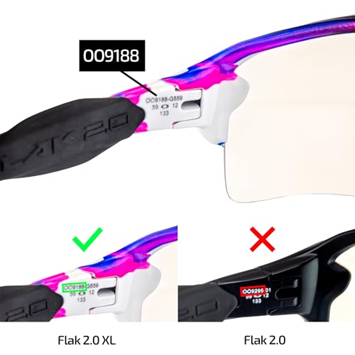 Image of Fuse Lenses Replacement Lenses For Oakley Flak 2.0 XL 009188 - Polarized | Polarized Lenses | UV400 Protection | Impact-resistant polycarbonate | Scratch-resistant coating
