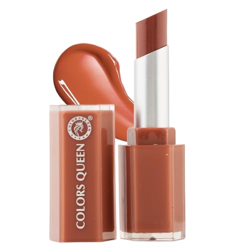 Image of Colors Queen Gloss Stick | Lightweight & Non-Sticky Lip Gloss | Smooth 8 Hrs Hydrating Formula | High Shine Lipstick for Women Enriched with Shea Butter, Vitamin E & Squalane (08 - Honey, 3.6g)