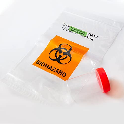 Ionized Calcium Specimen Labels for Critical Care and Laboratory Accuracy, 1-1/4" x 5/16", Fluorescent Green/Black, Doctor Stuff, 250 Stickers/Box, DO NOT Open Warning