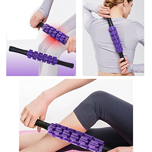 Muscle Roller Stick Massager For Leg & Body, Lymphatic Body Roller Liposuction Massager Stick Relief Sore Muscle Tightness For Athletes, Yoga, Physical Therapy Liposuction #TOP2