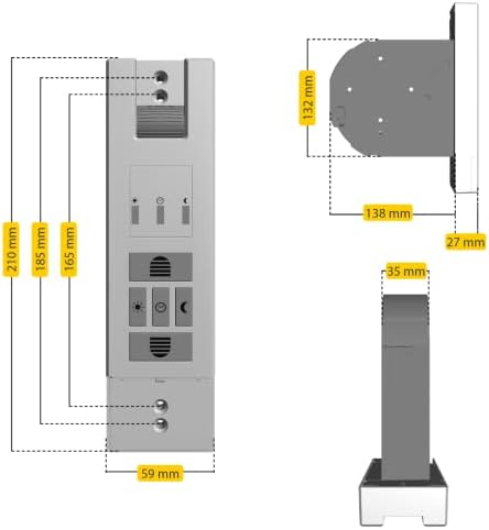 Schellenberg 22726 RD65 standardowy elektryczny zwijacz pasa 23 mm siła ciągnąca (maks.) 45 kg montaż
