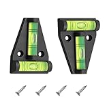 Yourkar 2 PCS Magnetic RV Levelers, T Shape Level Bubble Levels with Screws Mounting,...