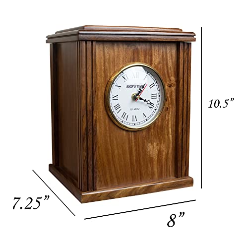 Nwa WCLOCK Memorial Mantel Clock Cremation Urn, Adult Size Urns For Human Ashes thumb #6