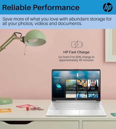 Image of HP 2024 15.6 inch Touchscreen Laptop - with Microsoft Office Lifetime License, Intel i3-1215U, 32GB RAM, 1TB SSD, Long Battery Life, Micro-Edge, Bluetooth, Wi-Fi, Thin & Light, Windows 11 Pro