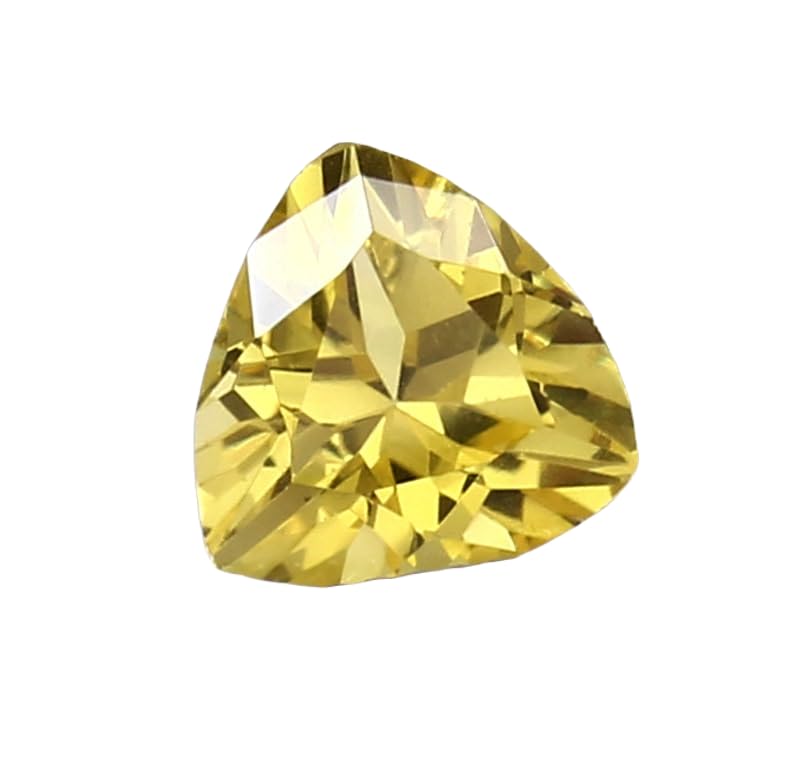 Saphir jaune de Ceylan naturel pour fabriquer un pendentif ou une bague personnalisée