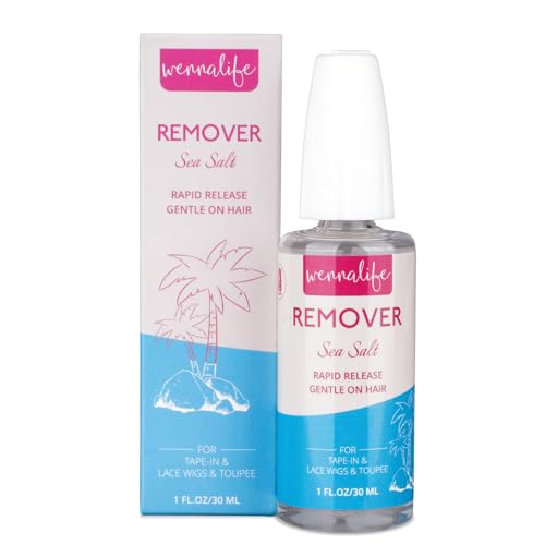 Image of WENNALIFE Tape in Hair Extension Remover, Sea Salt Scent, 30 mL
