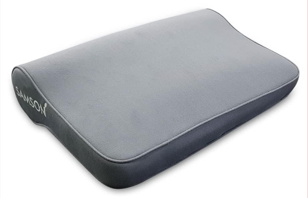 SAMSON Cervical Pillow (Regular) Anti Snore Super Support Pillow Benefits on Headache Insomnia Sore Shoulder Spine Pressure