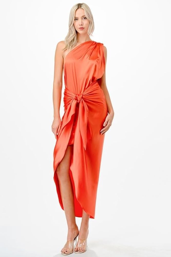 Amazon.com: BRANCHEÉ BY E&D Sleeveless One Shoulder Wrap