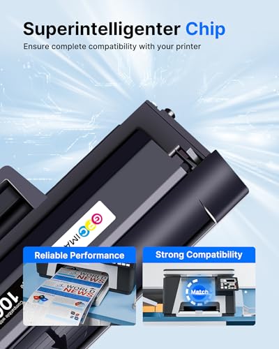 GPC Image 106A Con Chip Compatibili Sostituzione per HP 106A W1106A Cartuccia di Toner per Laser 107a 107r 107w per MFP 135a 135r 135w 135wg 137fnw 137fwg (Nero, 1-Pack) - 7