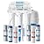 PureDrop RTW5 5 Stage Reverse Osmosis Water Filter System with Faucet and Tank - TDS Reduction Under Sink RO Water Filtration Plus Extra 3 Filters, 50 GPD, White