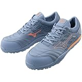 [資材プラス] ミズノ mizuno 安全靴 オールマイティTD2 11L 【F1GA2300】 27：ブルーグレー×コーラル 27.0cm