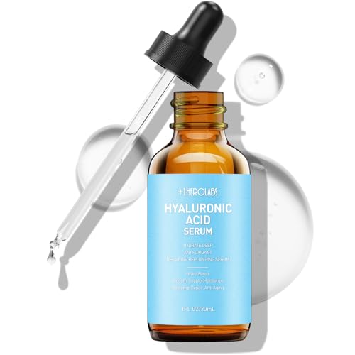 +1HEROLABS Hyaluronic Acid Serum for Face Anti Aging, Fine Lines,