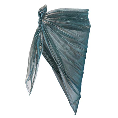 DYNWAVE Cinto de Dança Do Ventre Cintura Dança Do Ventre Hip Cachecol Cinto Triângulo Saia Turquesa