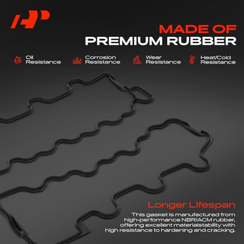 Image of A-Premium Engine Valve Cover Gasket Set, for Oil or Gas Leak Repair