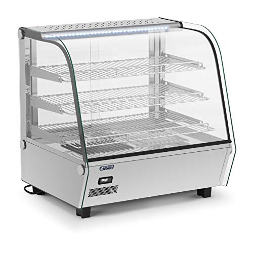 Vetrina Riscaldata A Due Ripiani - 554x376x432 Mm, 230V, 400W, Per Esposizione Cibi Caldi - Foto 9