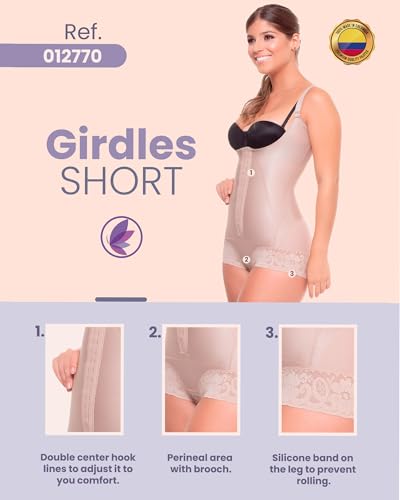 Image of Fajitex Fajas Colombianas Reductoras y Moldeadoras High Compression Garments After Liposuction Full Bodysuit 022770 037770